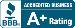 BBB Accredited Business, A+ rating